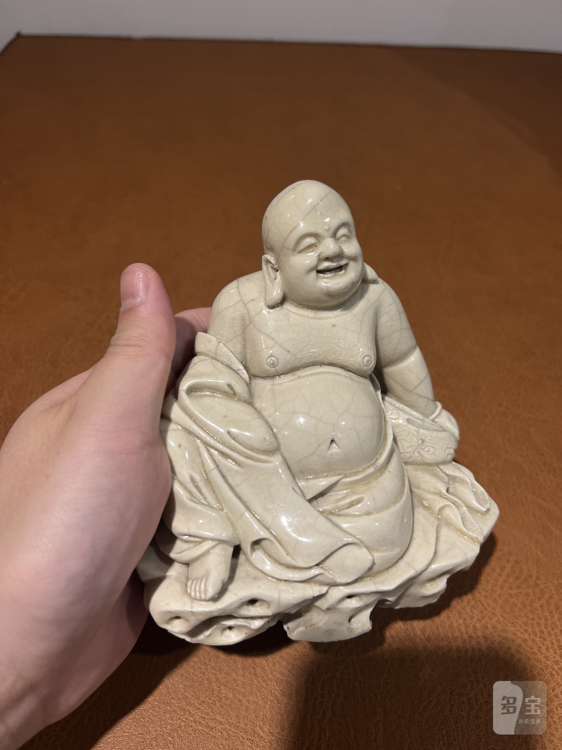 十七世纪 德化弥勒佛坐像 - 图4